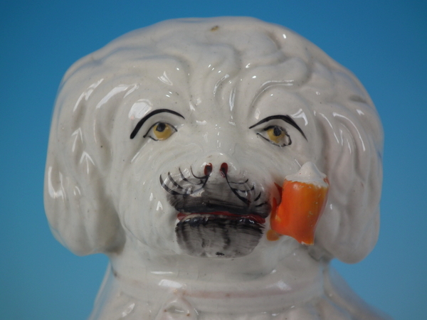 Staffordshire pipe smoking spaniel - Image 6 of 6