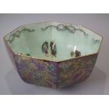 Wedgwood Fairyland Lustre Octagonal Bowl - 'Firbolgs'