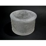 Rene Lalique Clear & frosted Glass 'Figurines Et Voiles' Box