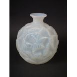 Rene Lalique Opalescent Glass 'Ormeaux' vase
