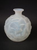 Rene Lalique Opalescent Glass 'Ormeaux' vase