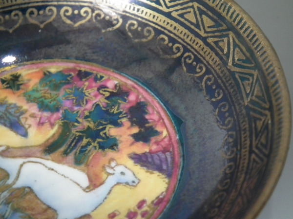 Wedgwood Fairyland lustre Nizami pin tray - Image 4 of 6