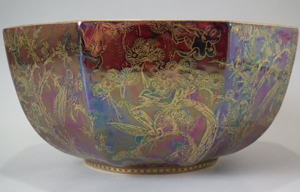 Wedgwood Fairyland Lustre Octagonal Bowl - 'Firbolgs' - Image 4 of 14