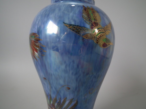 Wedgwood Flying Humming bird lustre vase & cover - Image 14 of 16