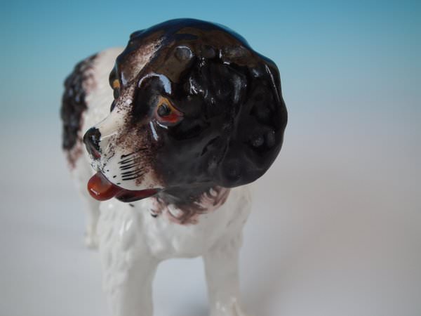 Pair Staffordshire Pottery dogs - St. Bernards - Image 14 of 20