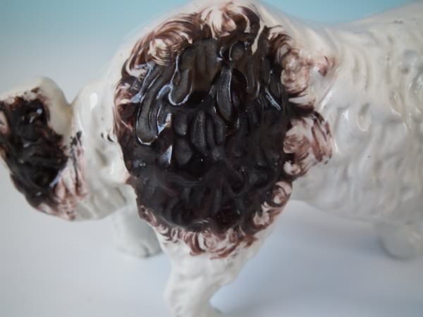 Pair Staffordshire Pottery dogs - St. Bernards - Image 12 of 20