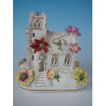 Staffordshire Church two-piece pastille burner