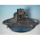 WMF Art Nouveau Inkstand with glass liner