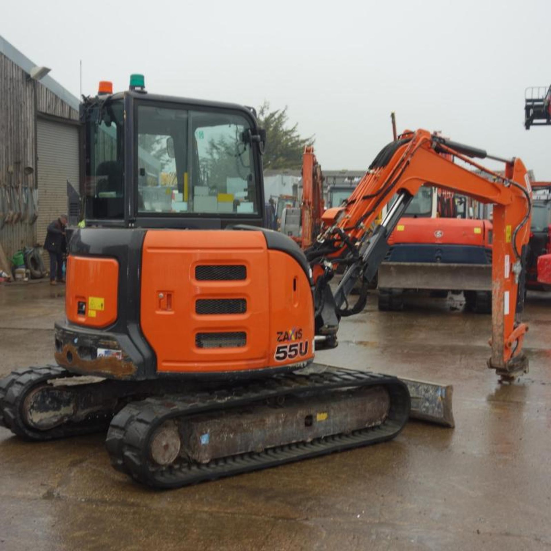 2015 Hitachi Zaxis U55 Digger - Image 3 of 11