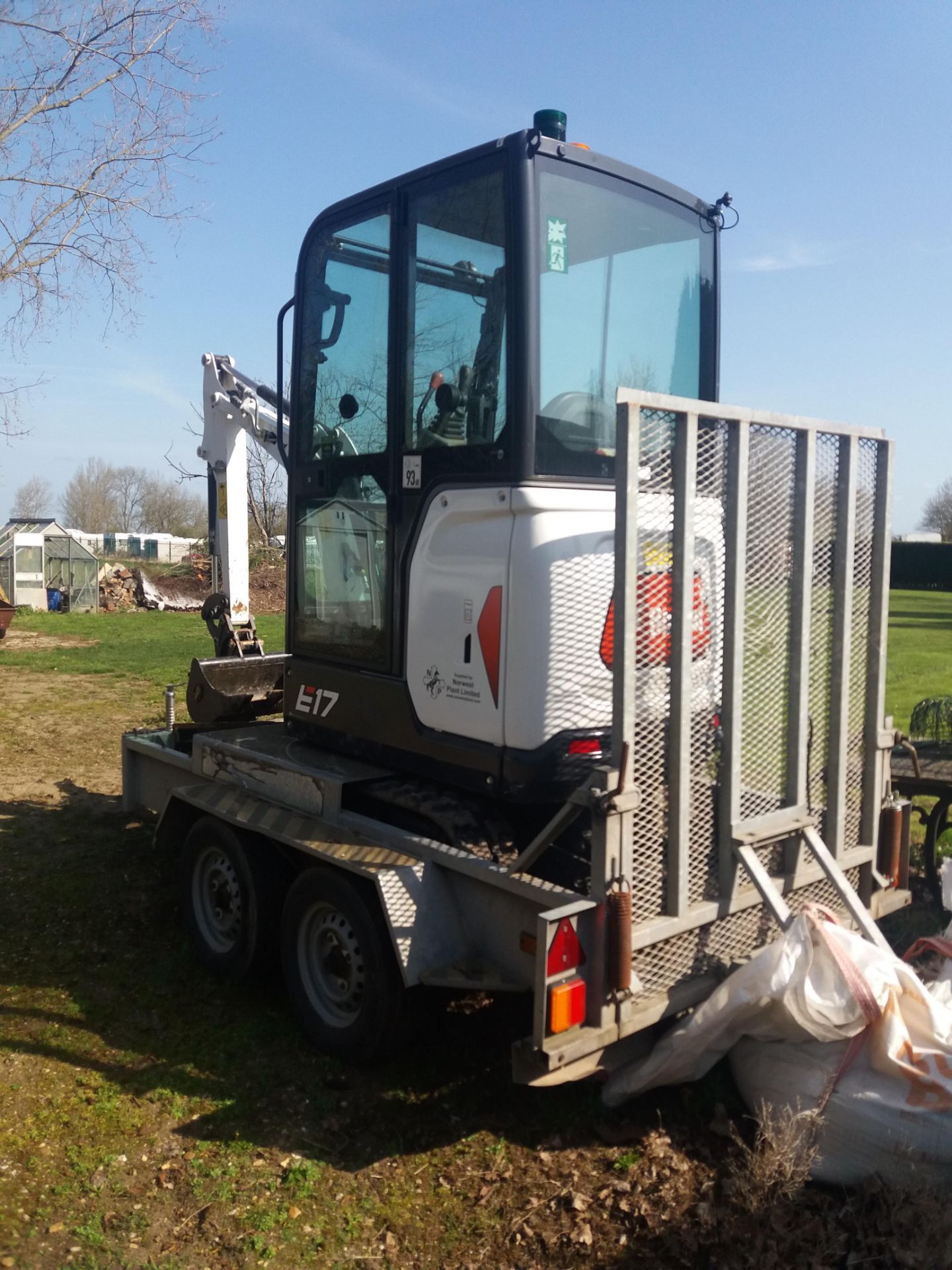 2017, Bobcat E17 - Image 2 of 6