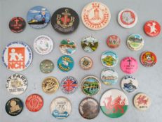 Vintage Collection 30 Assorted Collectable Badges. Part of a recent Estate Clearance. Location of