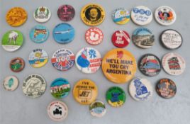 Vintage Collection 30 Assorted Collectable Badges. Part of a recent Estate Clearance. Location of