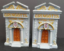 Vintage Collectable Royal Doulton Pair Harry Potter Book Ends c2001. They measure 19cm tall. Part of