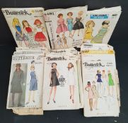Vintage Retro Parcel of 18 Dress Making Patterns Includes Simplicity Womans Realm Butterick &