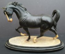 Vintage Lenox Horse Figure The Arabian Knight 1988. Measures 7 inches tall by 11 inches long Part of