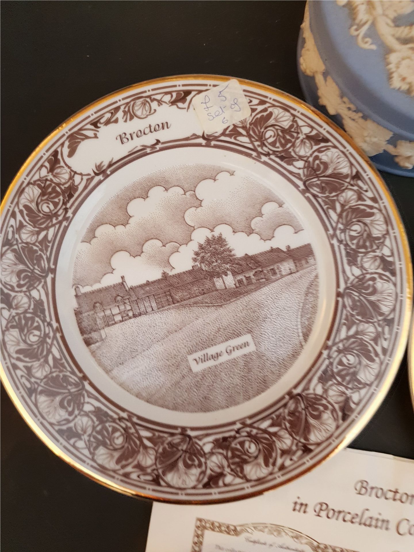 Vintage Parcel of 6 Collectors Plates for Brocton Staffordshire Plus Wedgwood & Studio Pottery. Each - Image 5 of 8