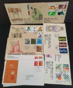 Parcel of 10 Collectable First Day Covers 1970's . Part of a recent Estate Clearance. Location of