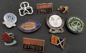 Collection of 10 Assorted Collectable Enamel Badges. Part of a recent Estate Clearance. Location