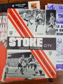 Vintage Parcel of Assorted Stoke City Football Programmes 1970/80/90's a total of 15. Also