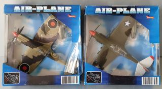 Vintage Collectable 2 x Hobby Dax Die Cast WWII Military Air Plane. Part of a recent Estate