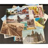 Vintage Retro Parcel of 100 Postcards Assorted Views and Topics. Part of a recent Estate