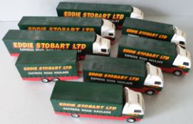 Vintage Collectable 8 Eddie Stobart Die Cast Model Motor Vehicles . Part of a recent Estate