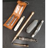 Antique Vintage Parcel of Penknives and Pens Includes Sampson Mordan & Co.. Part of a recent