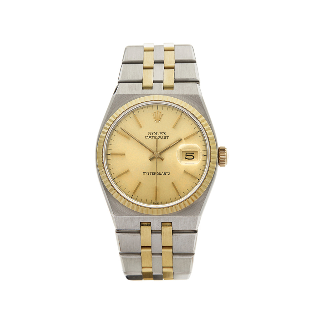 1978 Rolex Oysterquartz 36mm Stainless Steel & 18K Yellow Gold - 17013