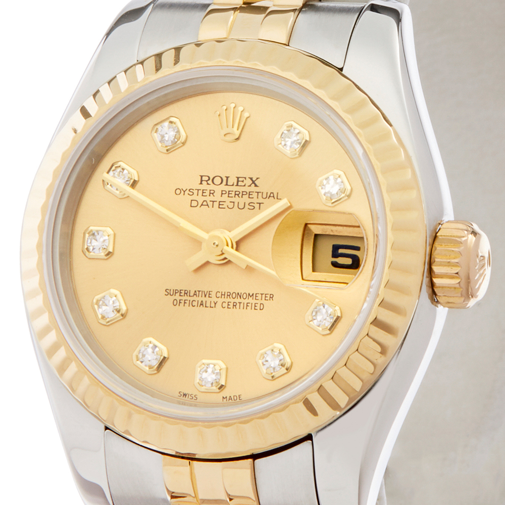 2006 Rolex Datejust 26 Stainless Steel & 18K Yellow Gold - 179173 - Image 5 of 6