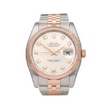 2008 Rolex Datejust 36 Stainless Steel & 18K Rose Gold - 116231