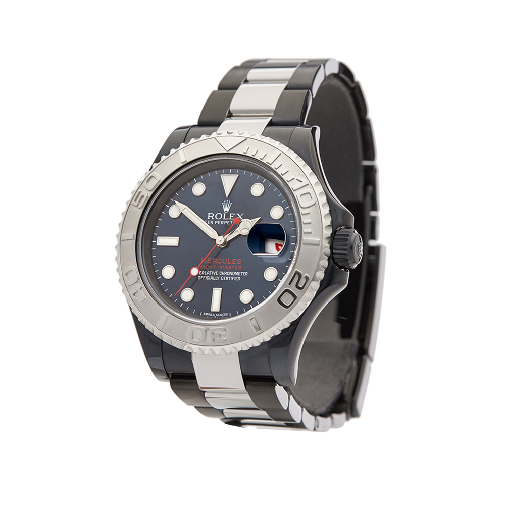 2013 Rolex Yacht-Master Hercules Custom 40mm Dlc Coated Stainless Steel - 116622 - Image 2 of 7