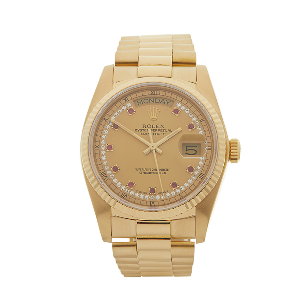 1984 Rolex Day-Date 36mm 18K Yellow Gold - 18038