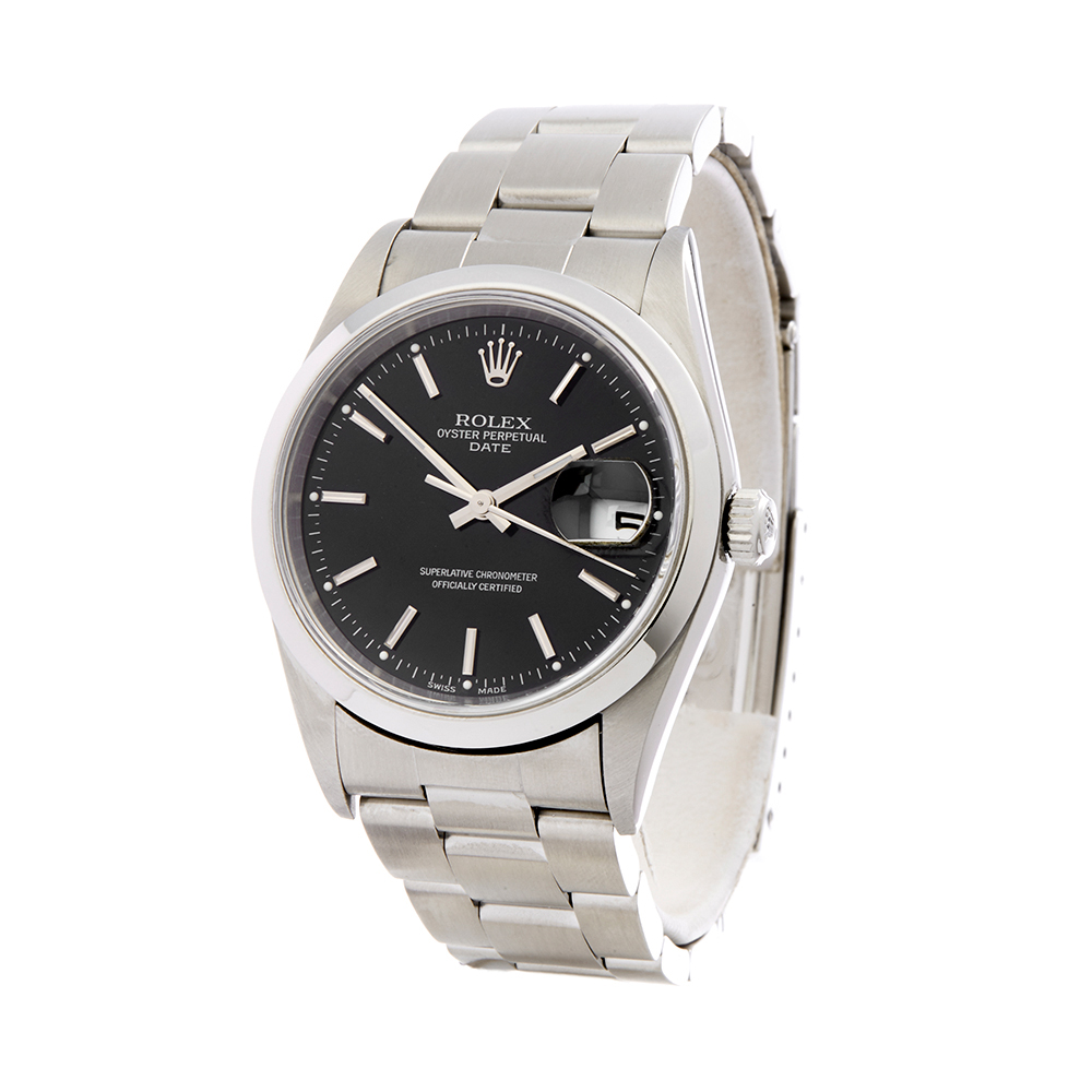 2002 Rolex Oyster Perpetual Date 34 Stainless Steel - 15200 - Image 2 of 6