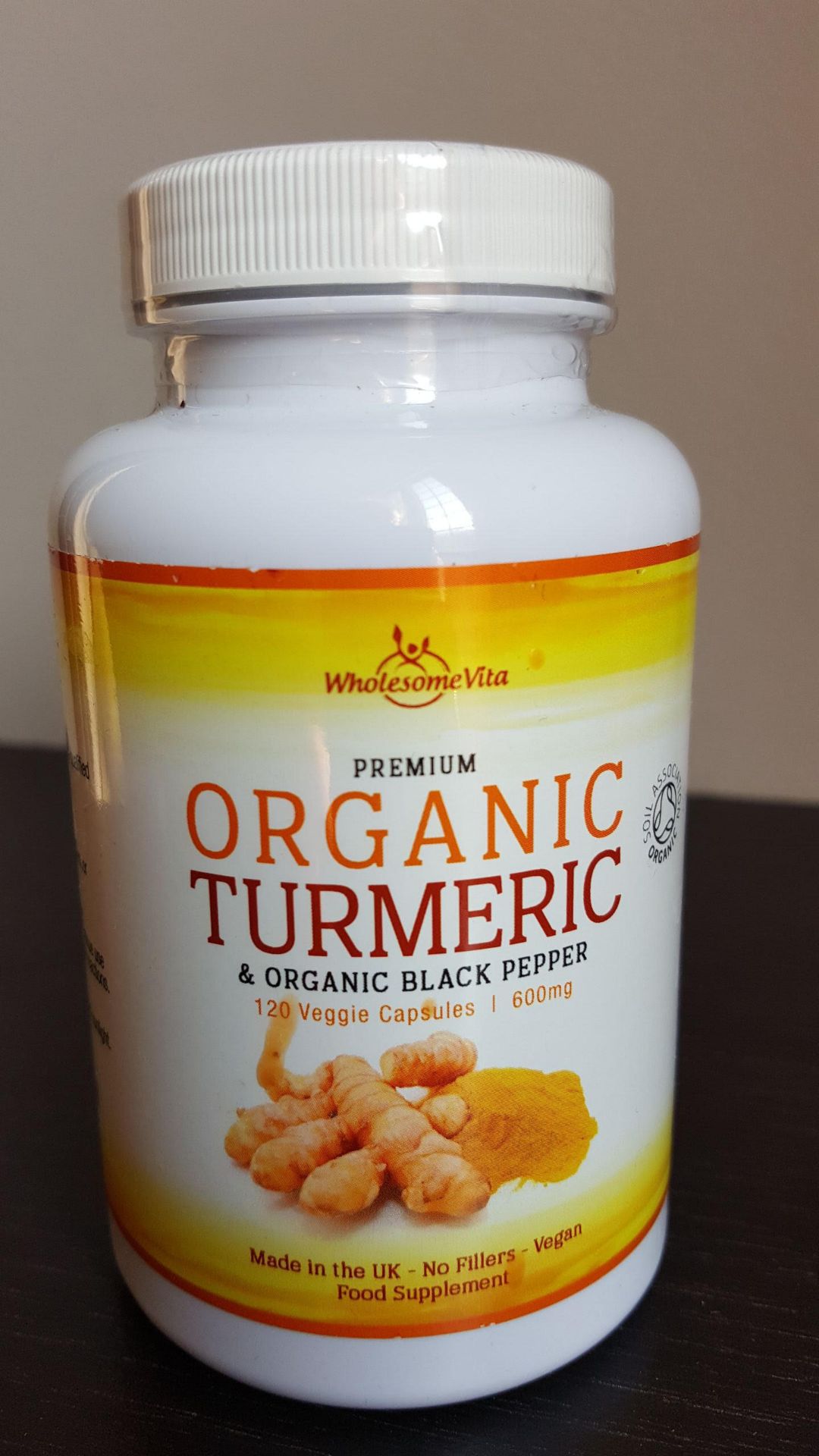 240 bottles Free Delivery Certified Organic Turmeric and Certified Organic Black Pepper Capsules.