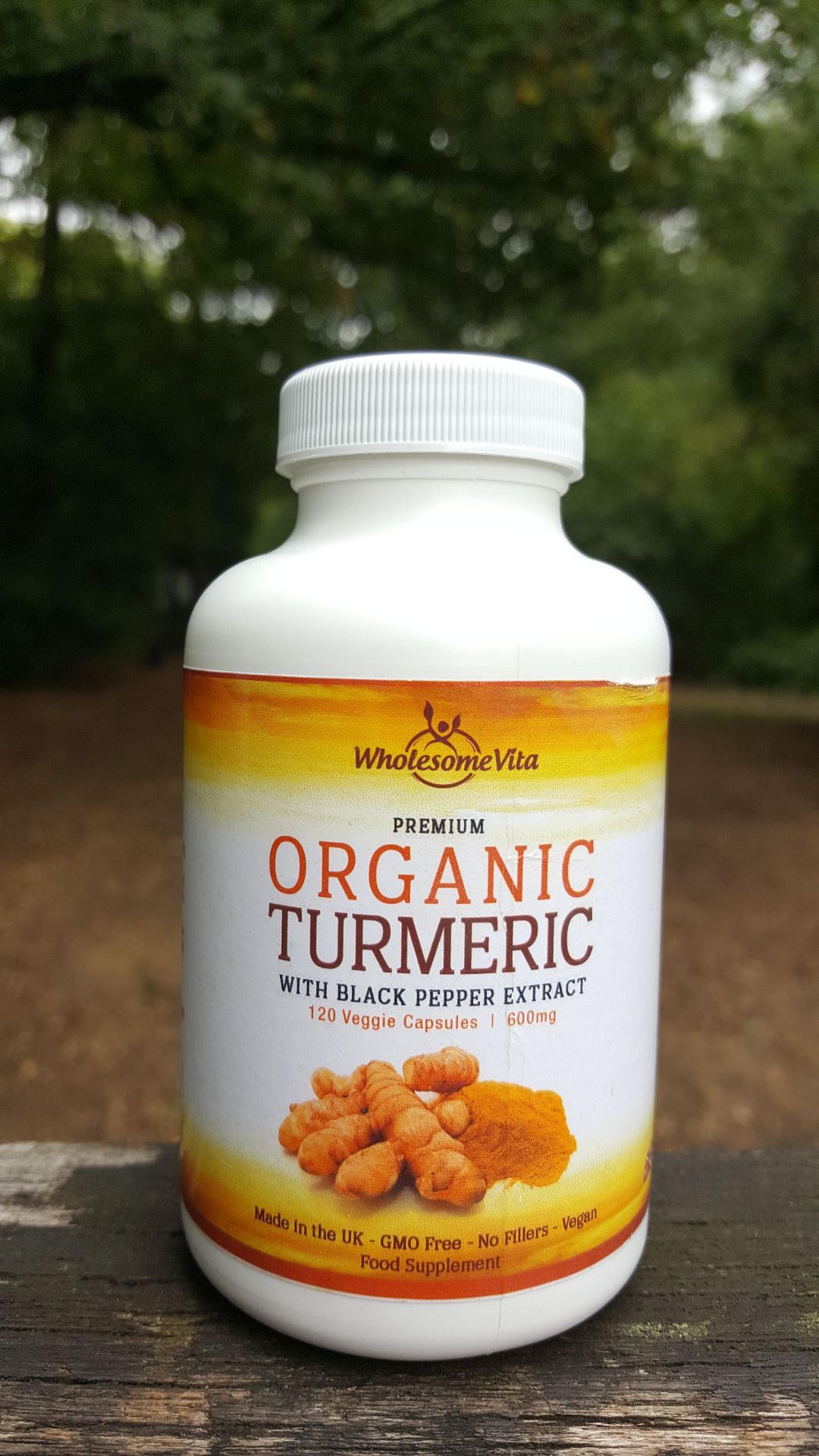 108 bottles Free Deliver Organic Turmeric and Piperine Capsules. Each bottle contain 120 capsules.