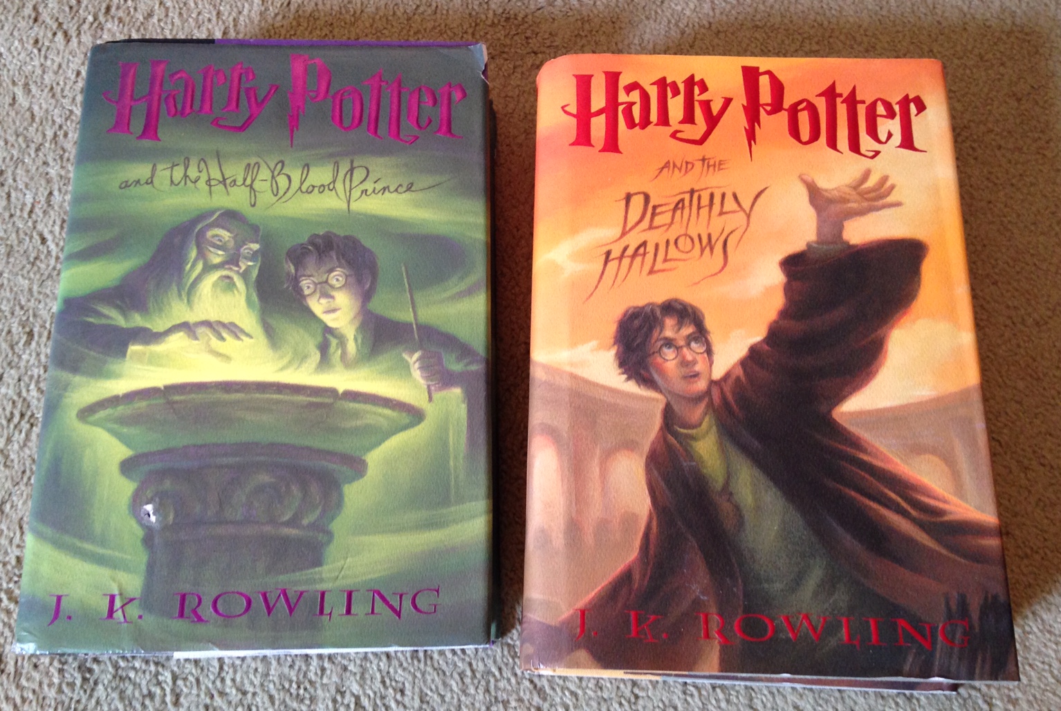 Two hardback American first editions Harry Potter