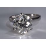 4.33 Carat Diamond Engagement ring