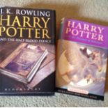 Two first edition hardback Harry Potter Books