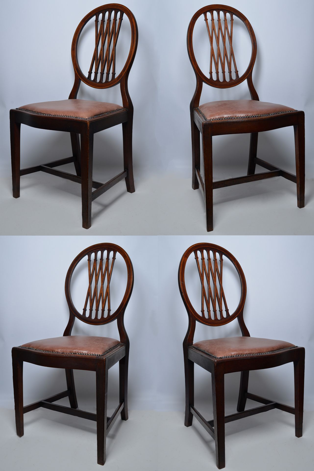 Set of Four Georgian Style Dining Chairs c.1920