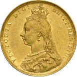 Victoria, Sovereigns 1887 - Very Fine
