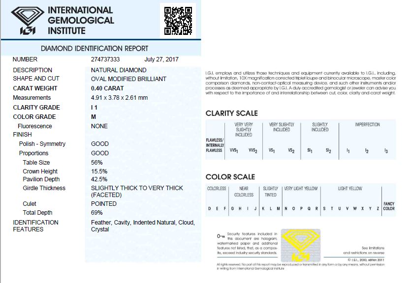 Natural Diamond 0.40ct - Image 7 of 7