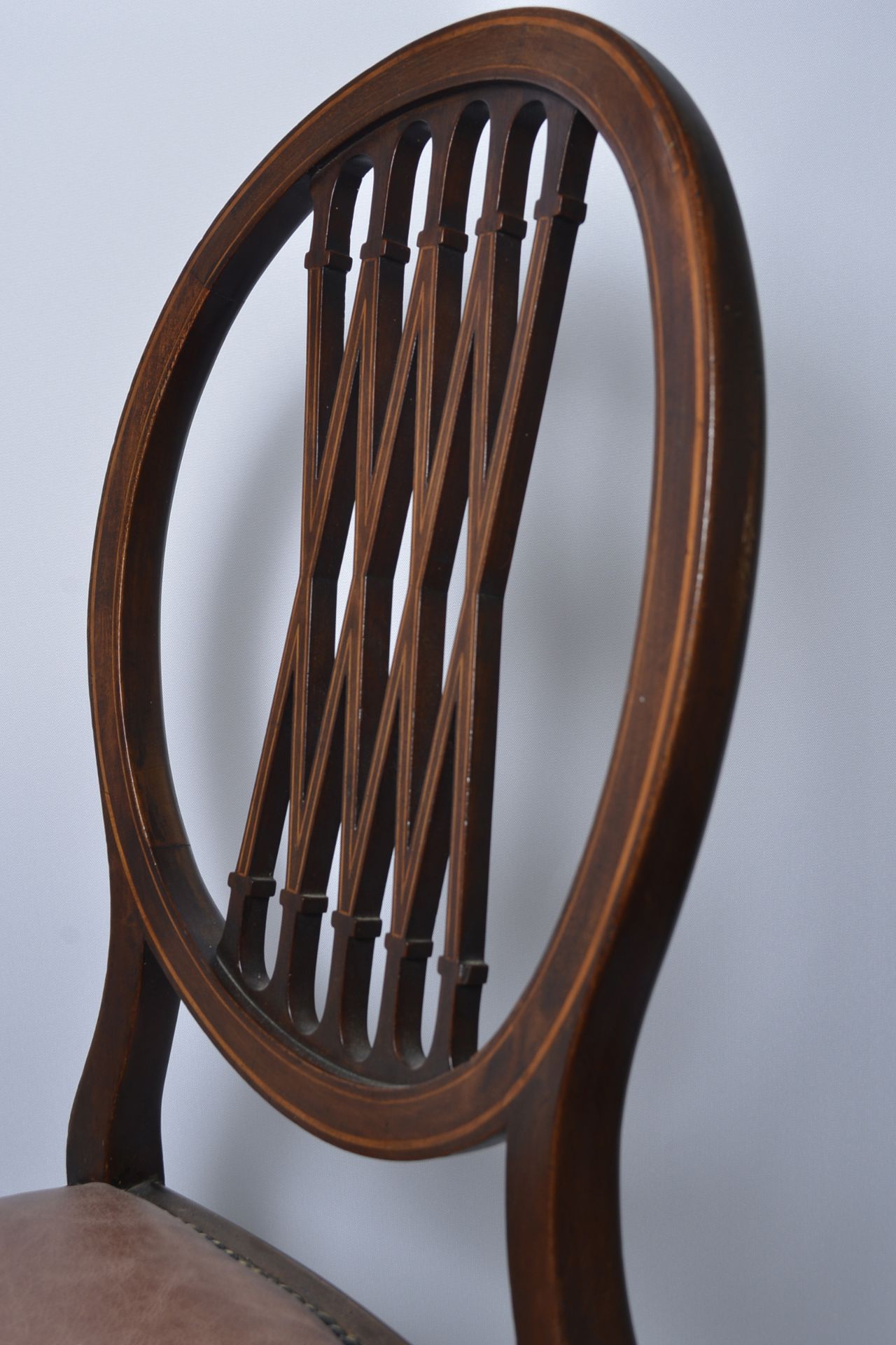 Set of Four Georgian Style Dining Chairs c.1920 - Image 3 of 6