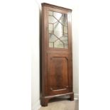 Georgian Revival Mahogany Double Corner Cupboard