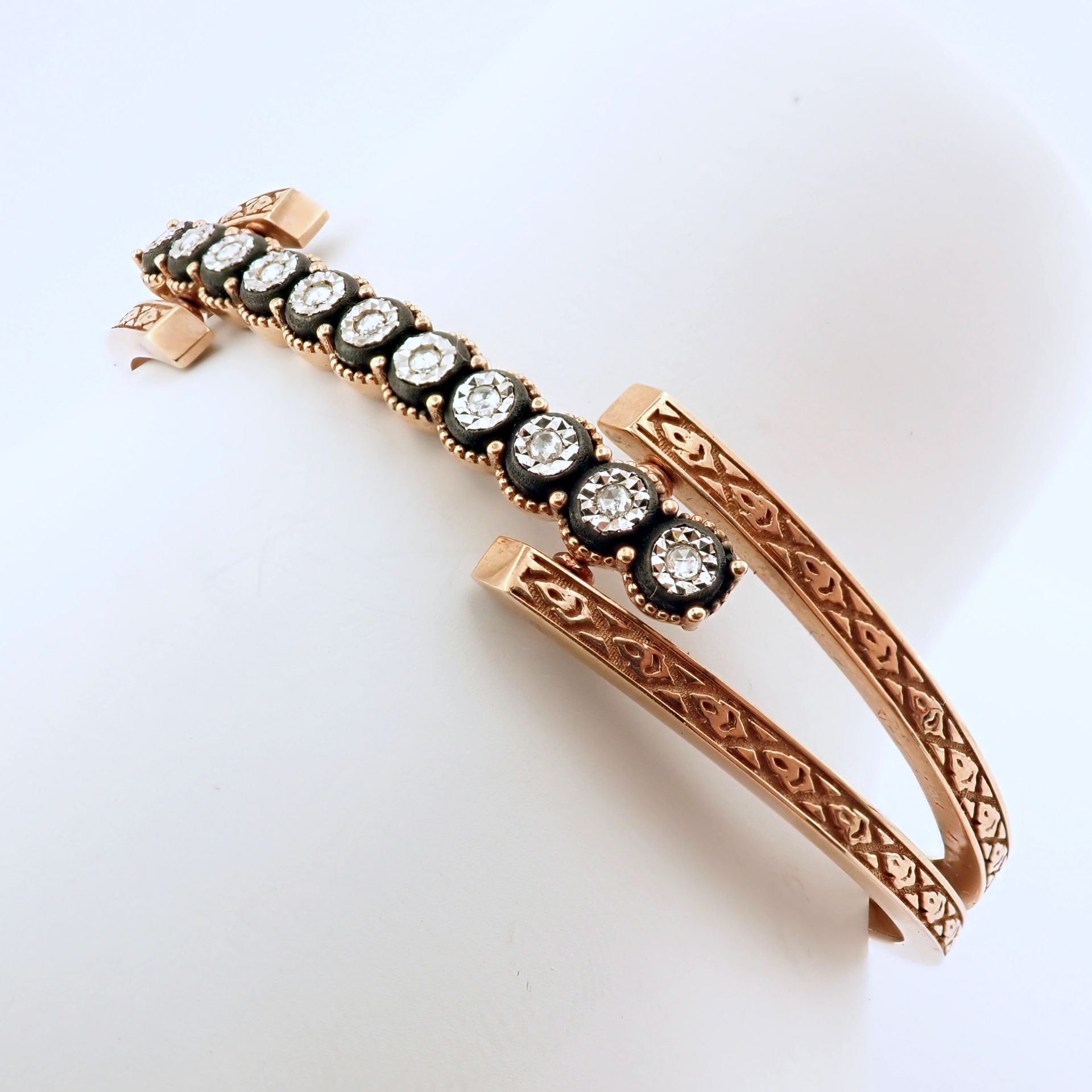 Antique Design Jewellery - 8K Rose / Pink Gold Bracelet (Ref:BE00226)