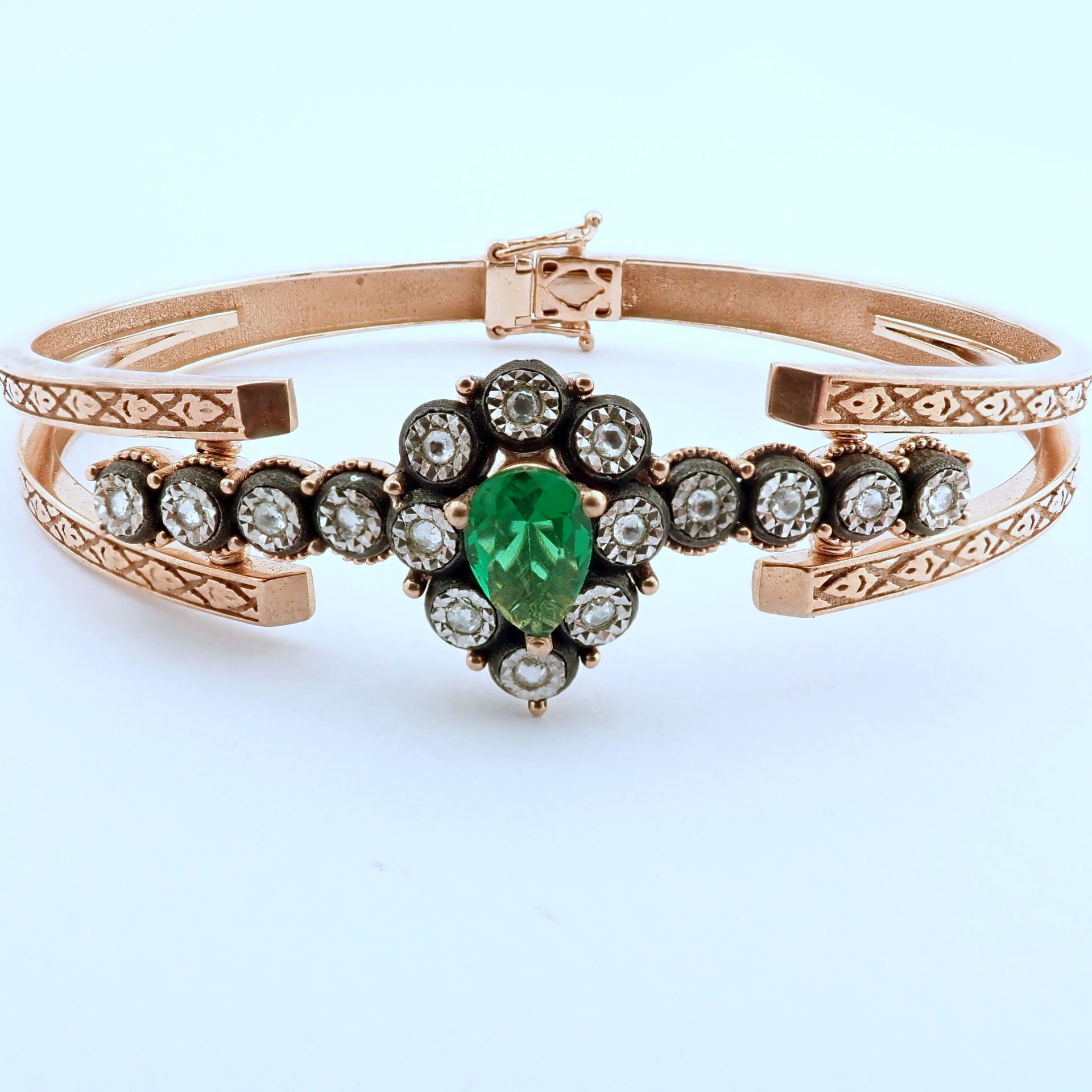Antique Design Jewellery - 8K Rose / Pink Gold Bracelet (Ref:BE00340) - Image 6 of 12