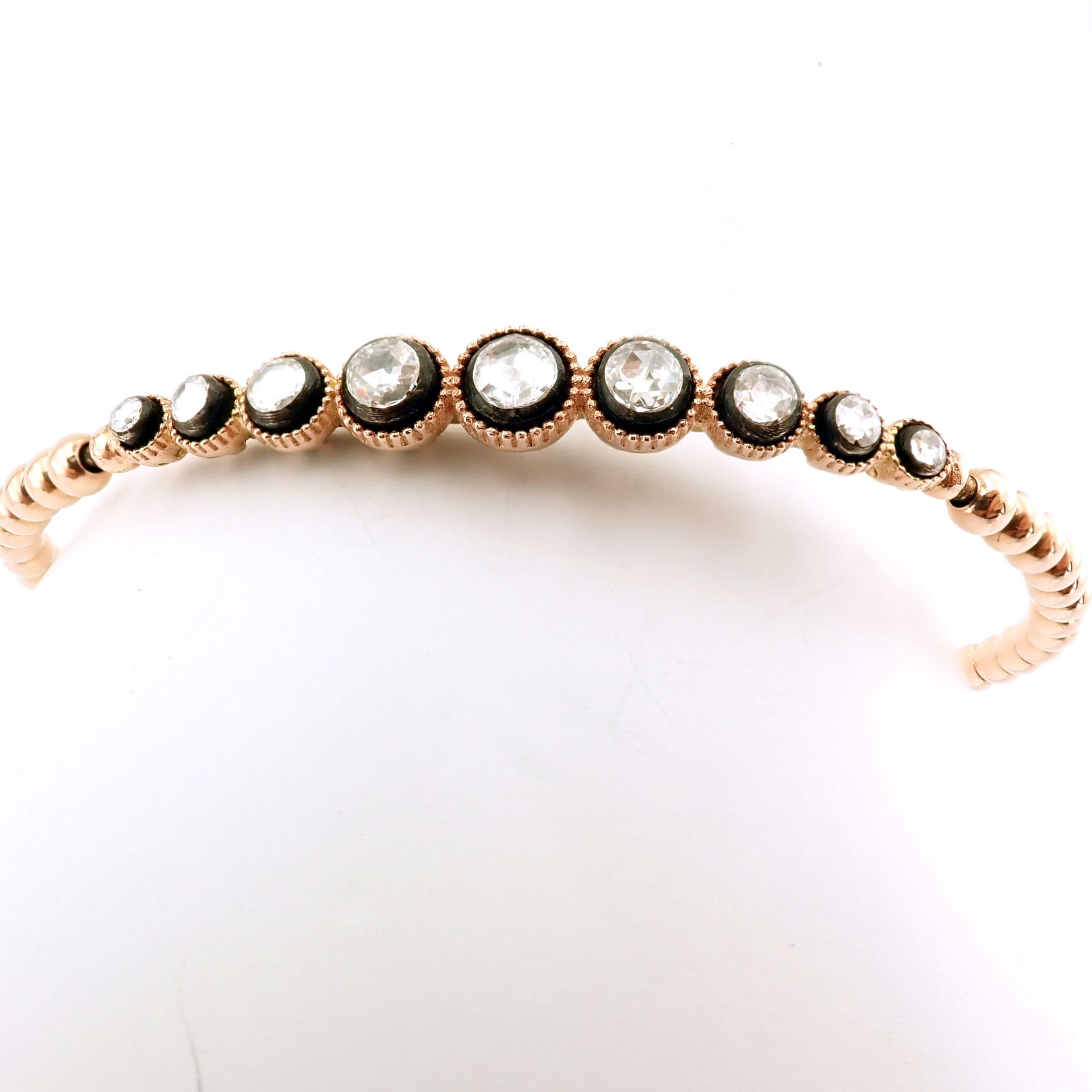 Antique Design Jewellery - 8K Rose / Pink Gold Bracelet (Ref:BE00342) - Image 7 of 9