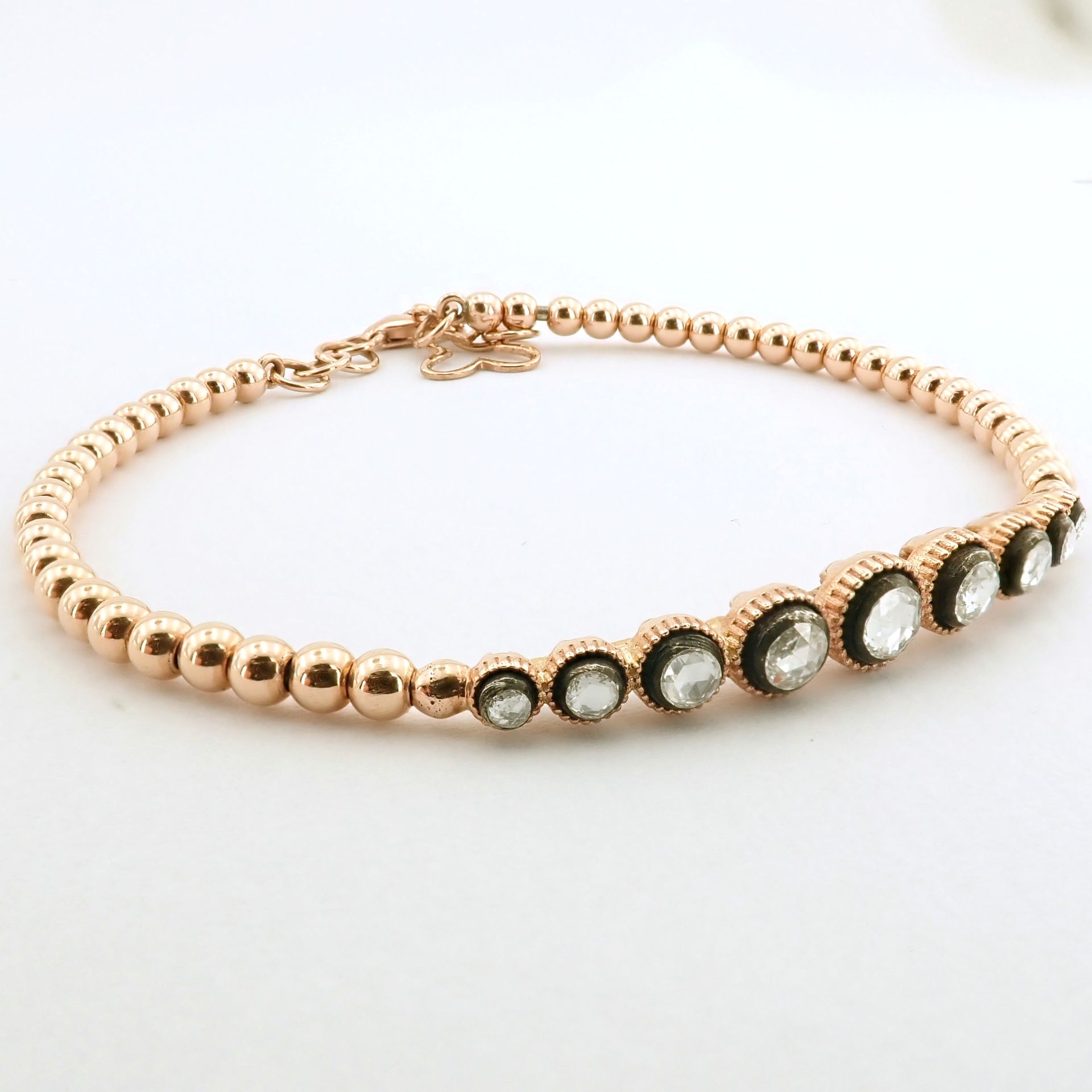 Antique Design Jewellery - 8K Rose / Pink Gold Bracelet (Ref:BE00342) - Image 4 of 9