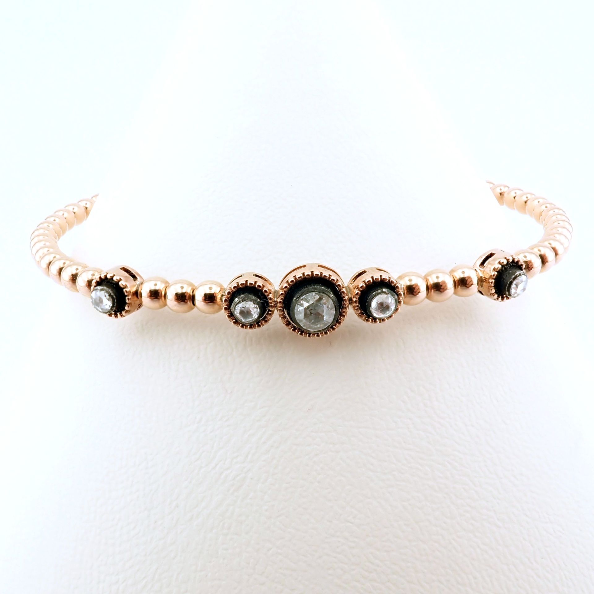 Antique Design Jewellery - 8K Rose / Pink Gold Bracelet (Ref:BE00377) - Image 7 of 10