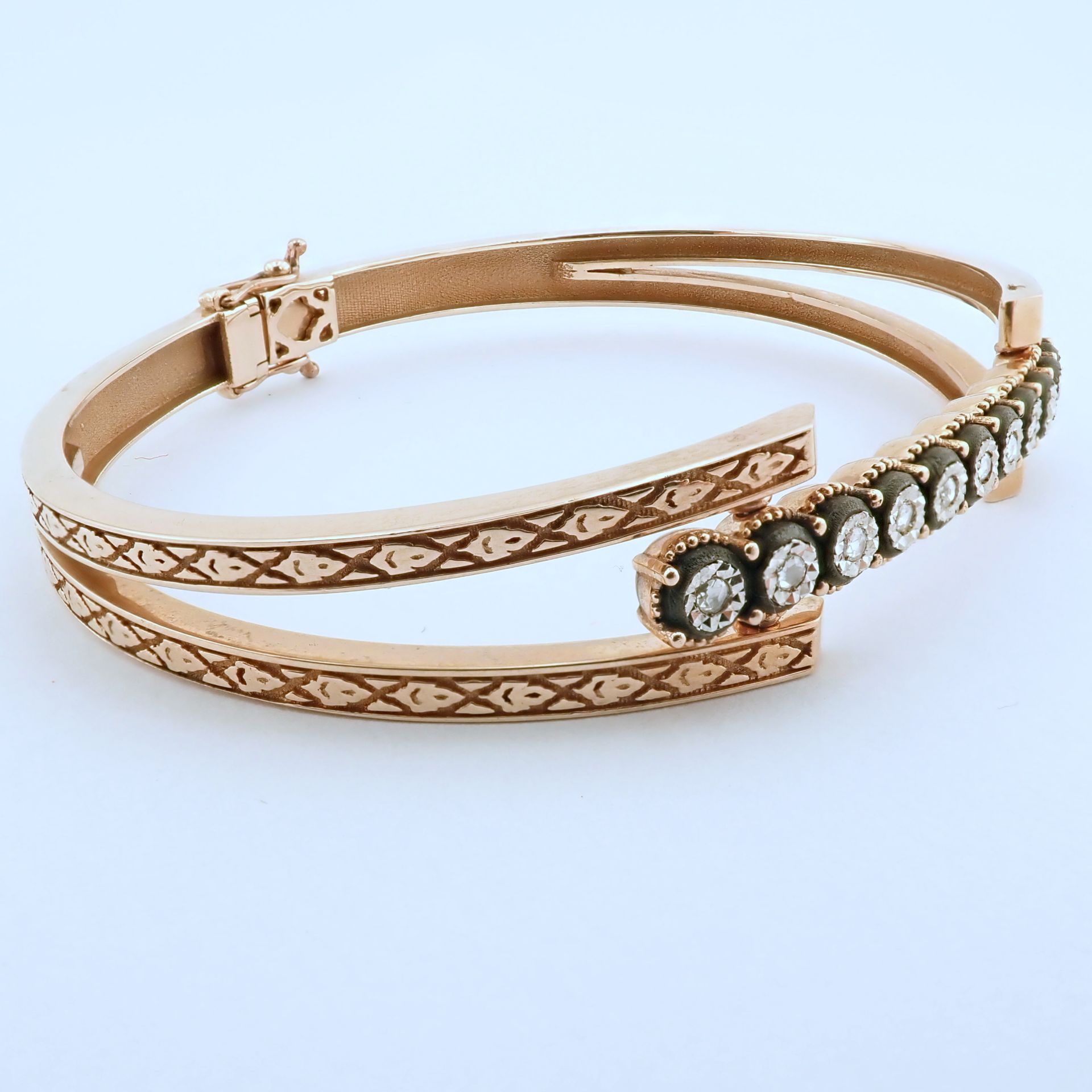 Antique Design Jewellery - 8K Rose / Pink Gold Bracelet (Ref:BE00226) - Image 12 of 13