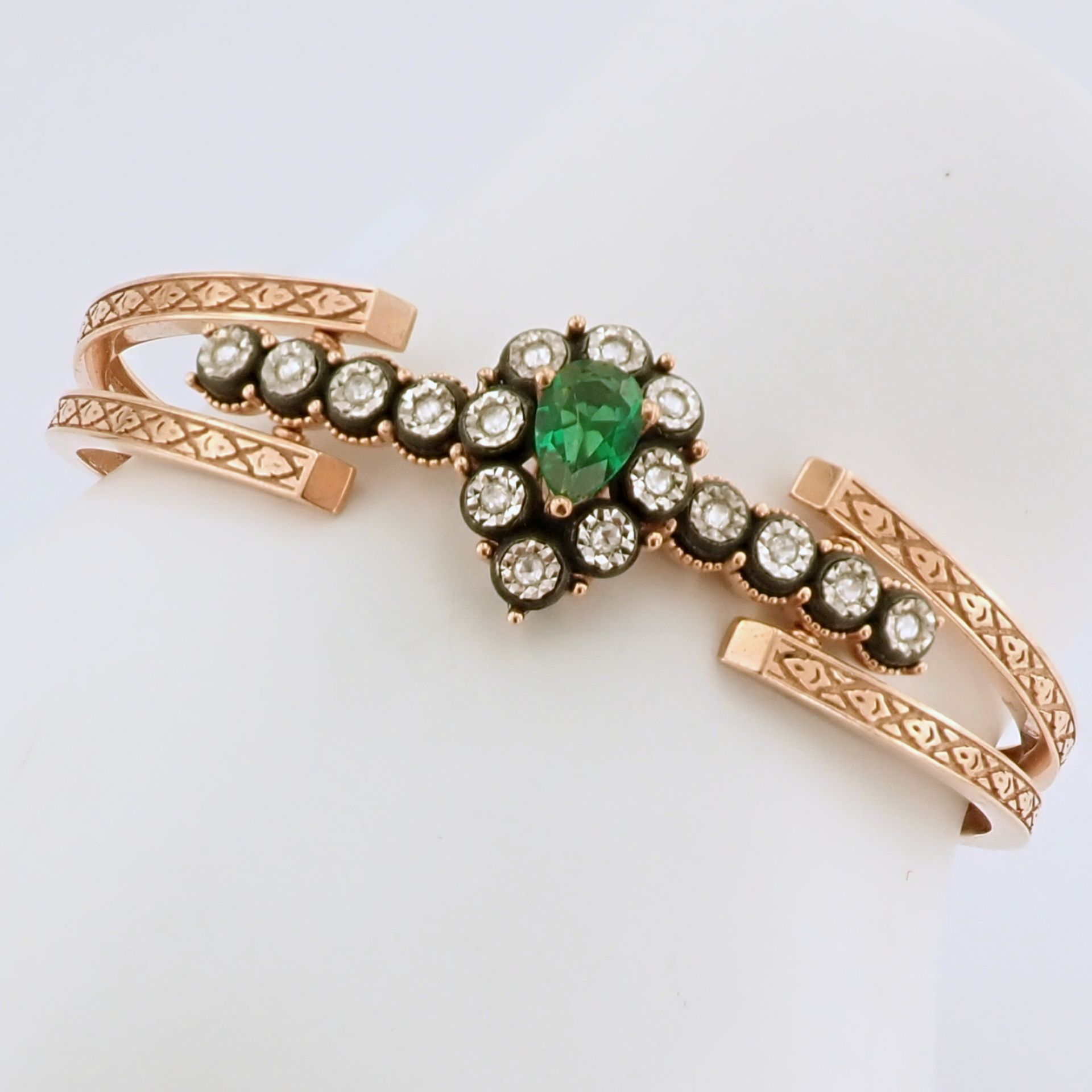 Antique Design Jewellery - 8K Rose / Pink Gold Bracelet (Ref:BE00340)